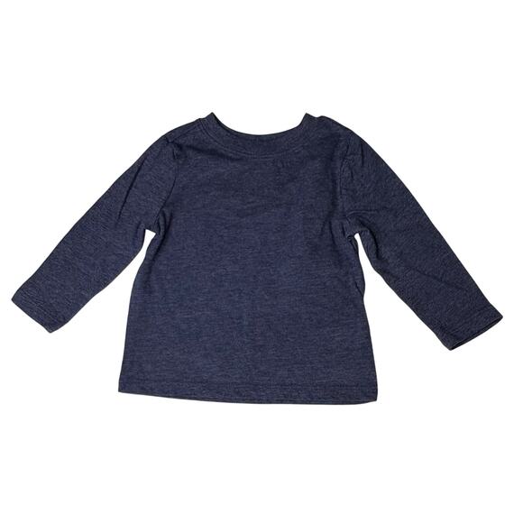 Old Navy Basic Blue Long Sleeve T Shirt 12-18 months Casual Fall Spring - Picture 1 of 5
